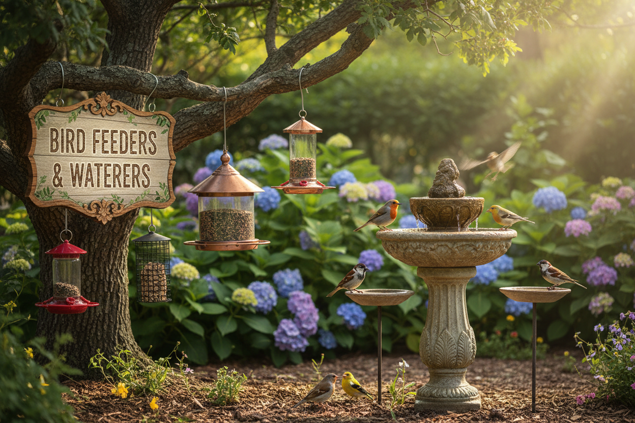 Bird Feeders & Waterers